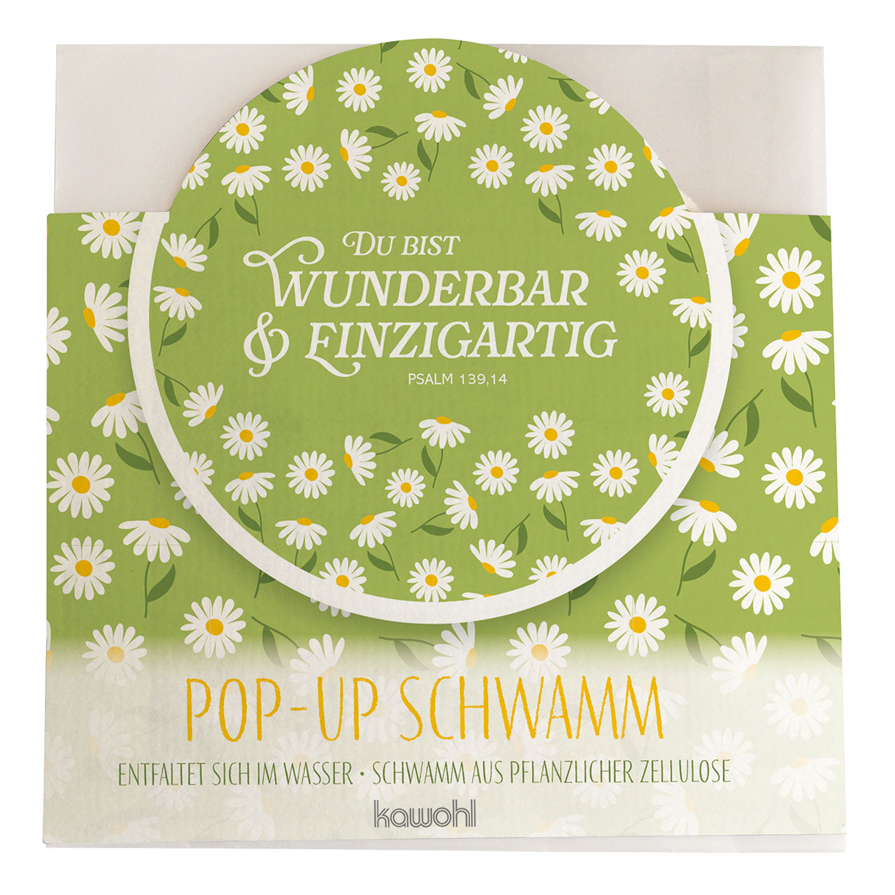 fontis-geschenke-pop-up-schwamm-du-bist-wunderbar-zellulose-10-cm image 3