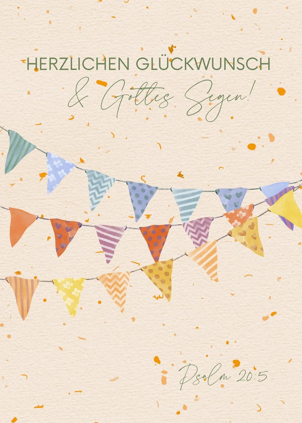 herzlichen-gl-ckwunsch-gottes-segen-postkarte-a6-aquarell image 1