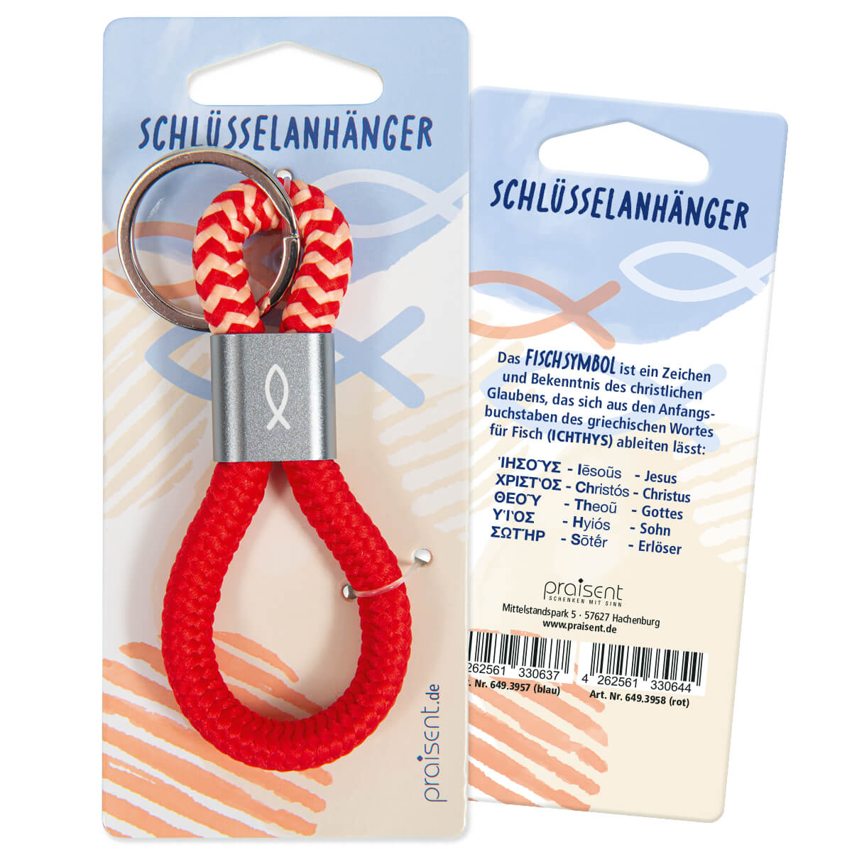 fontis-geschenke-fisch-schl-sselanh-nger-segeltau-rot image 2