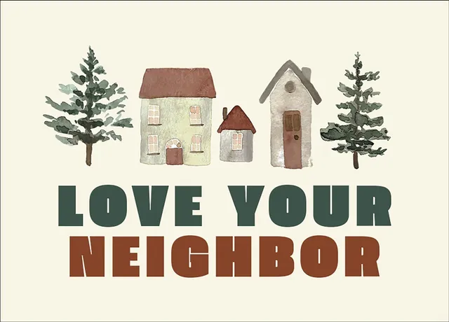 fontis-papeterie-love-your-neighbor-mini-karte-englisch-markus-12-31 image 1