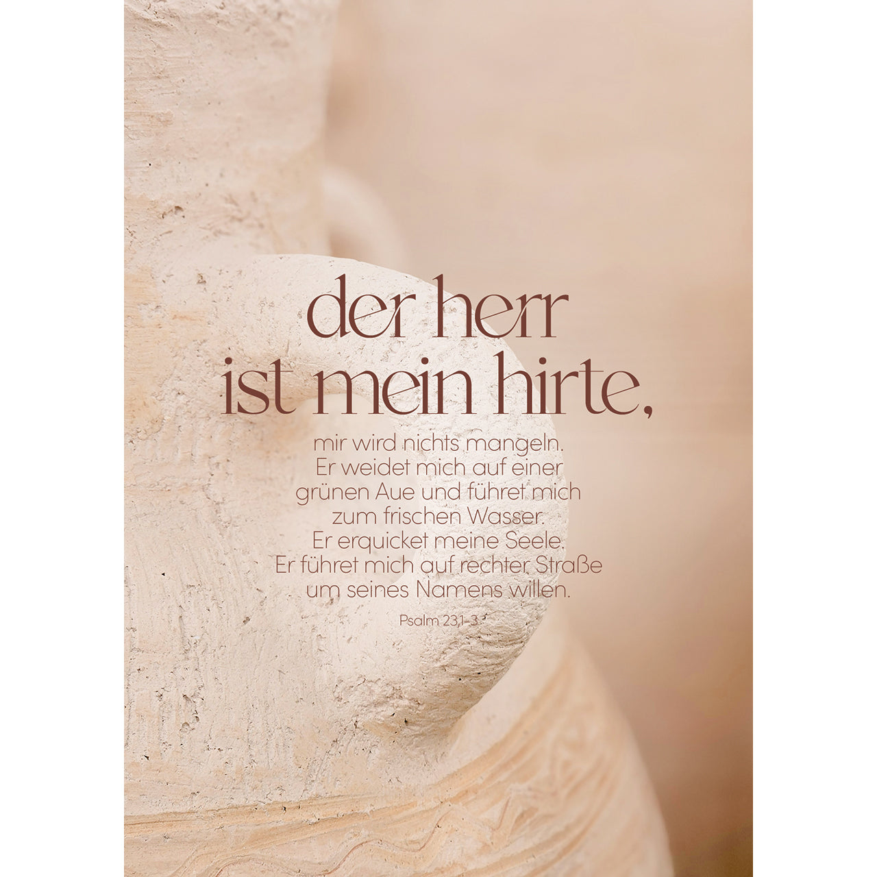 fontis-papeterie-der-herr-ist-mein-hirte-postkarte-psalm-23 image 1