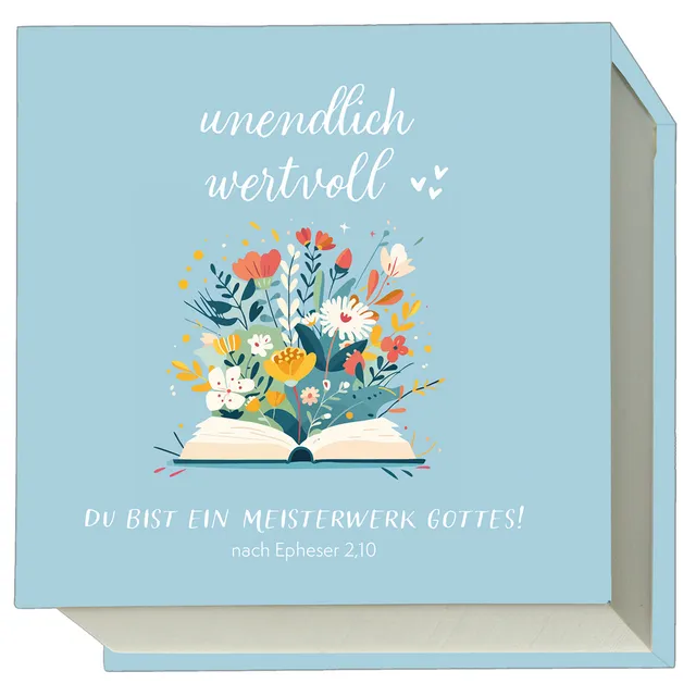 unendlich-wertvoll-notizblock-11x11-punktraster-200-blatt image 1