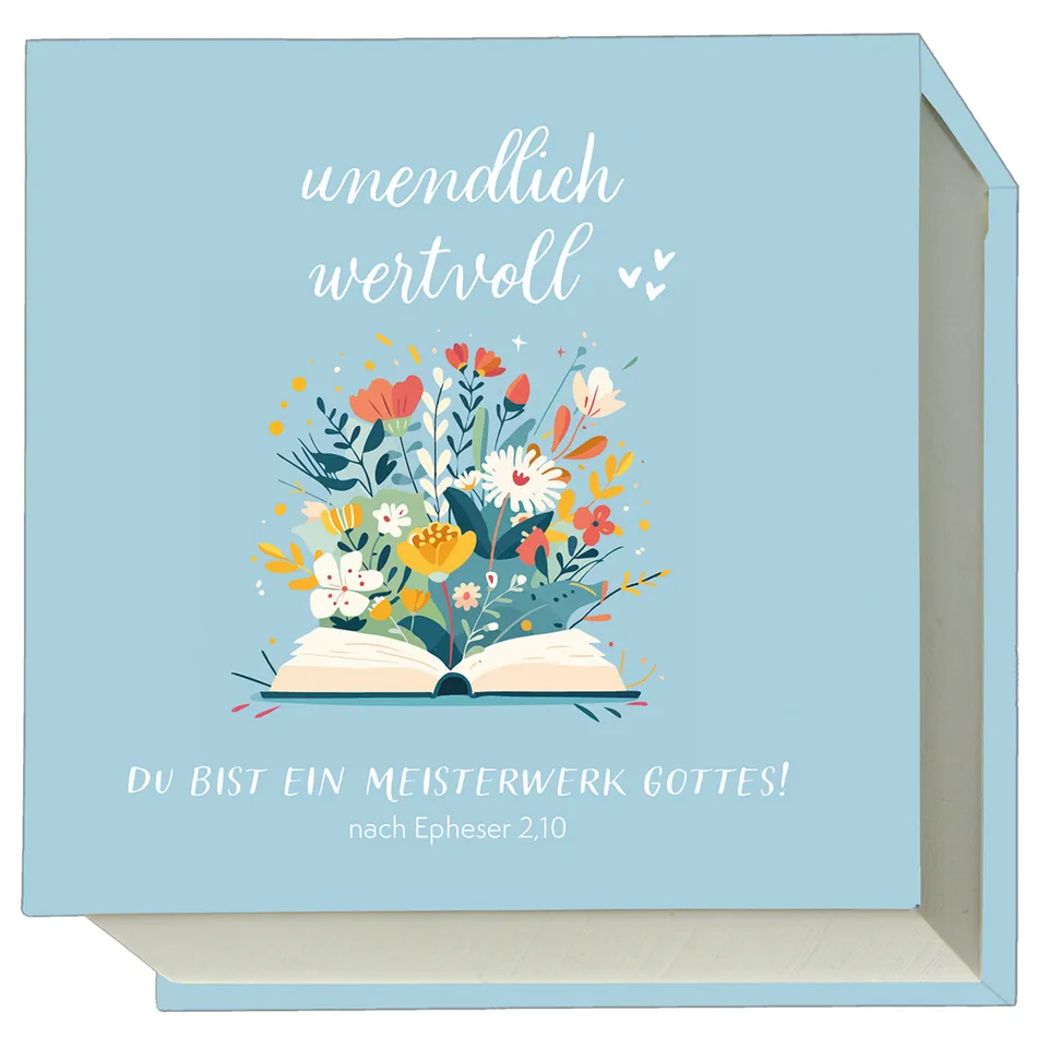 unendlich-wertvoll-notizblock-11x11-punktraster-200-blatt image 1