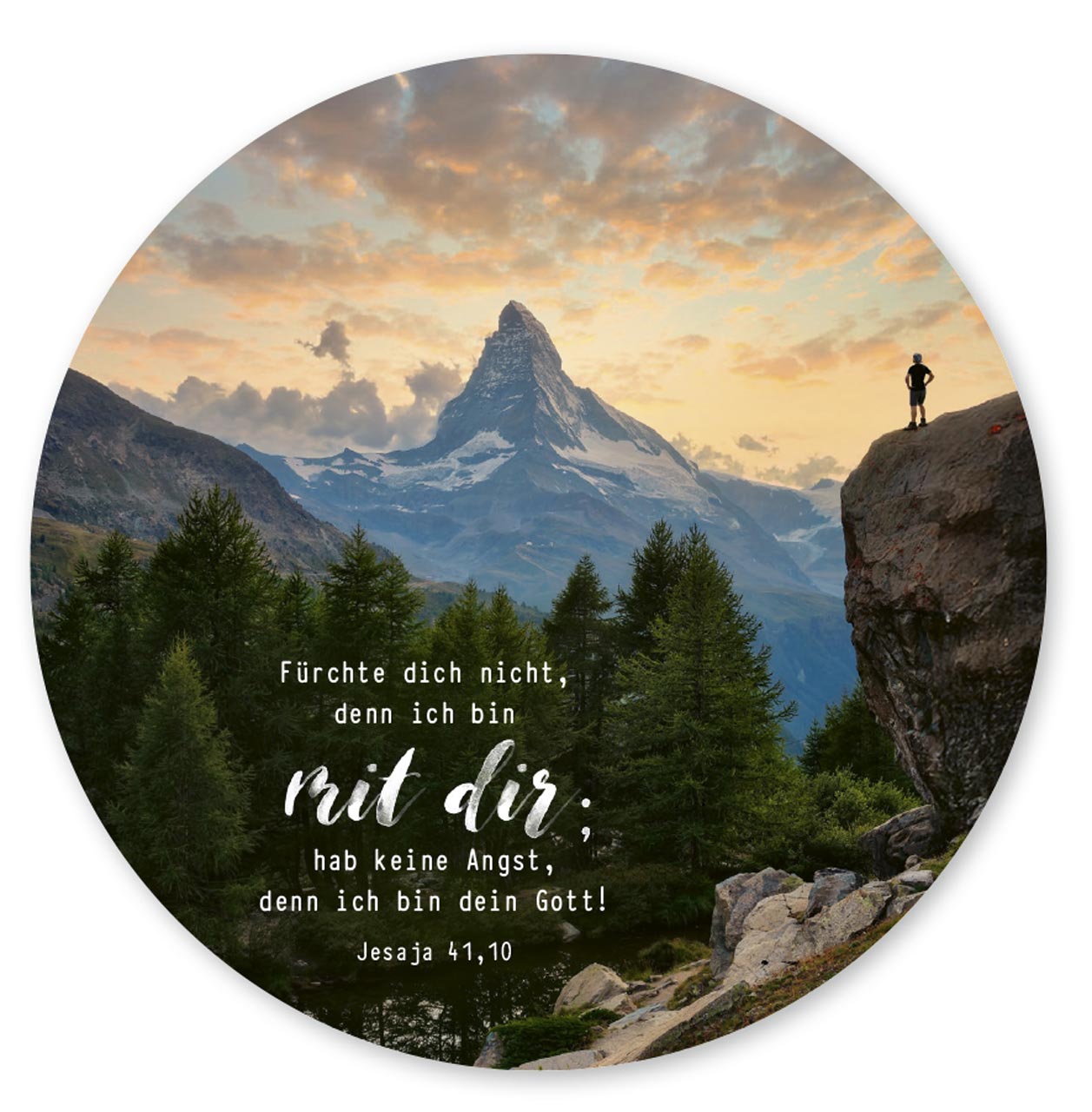 bolanz-f-rchte-dich-nicht-wandschmuckbild-berg-25-cm-jesaja image 1