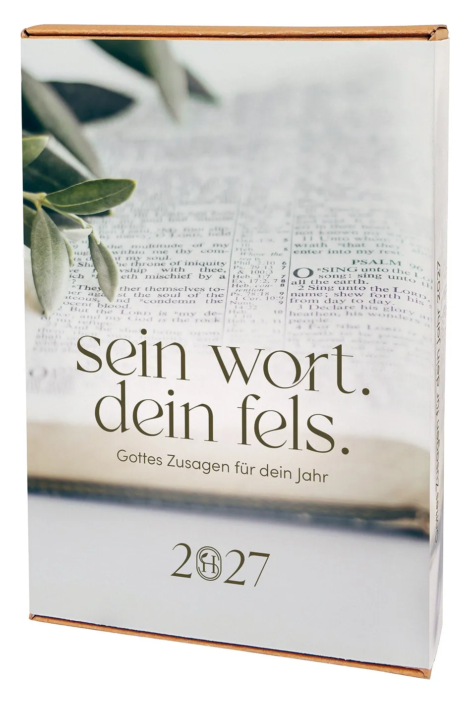 fontis-sein-wort-dein-fels-2027-postkartenkalender-mit-holzaufsteller image 1