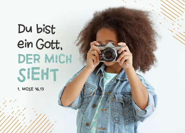 fontis-papeterie-du-bist-ein-gott-der-mich-sieht-postkarte-1-mose-16-13 image 1