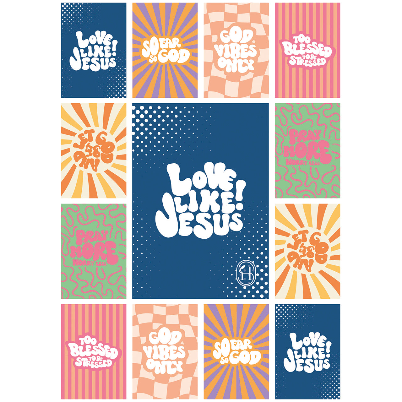 fontis-papeterie-love-like-jesus-aufkleber-gru-karte-sticker image 1