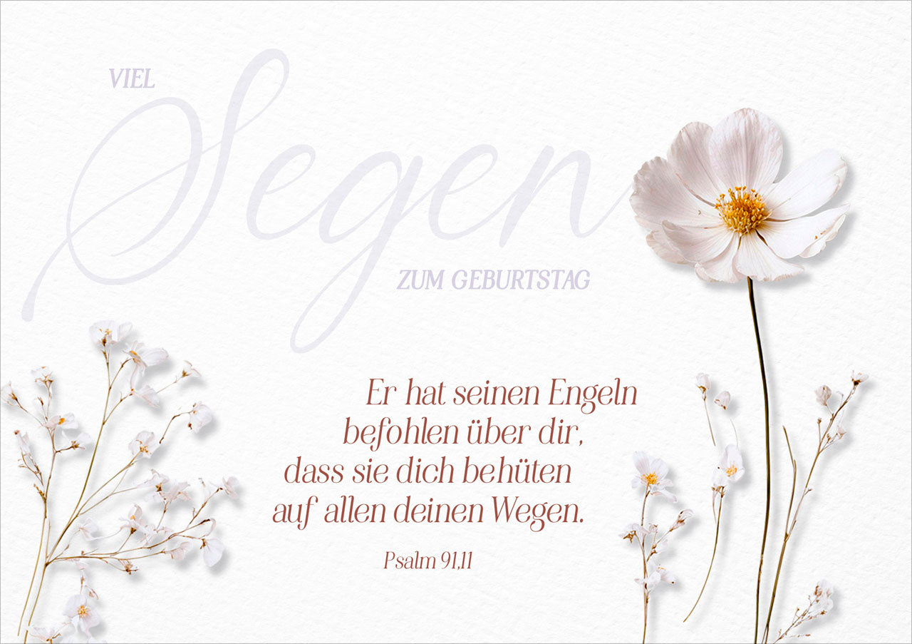 fontis-papeterie-viel-segen-zum-geburtstag-faltkarte-psalm-91 image 1