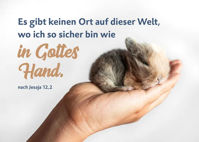 fontis-postkarte-sicher-in-gottes-hand-14-8-x-10-5-cm image 1