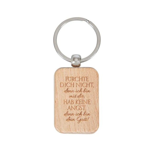 fontis-f-rchte-dich-nicht-schl-sselanh-nger-holz-lasergravur image 1
