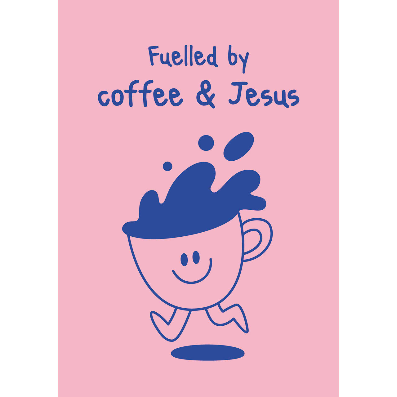 fontis-papeterie-fuelled-by-coffee-jesus-postkarten-4er-set image 1