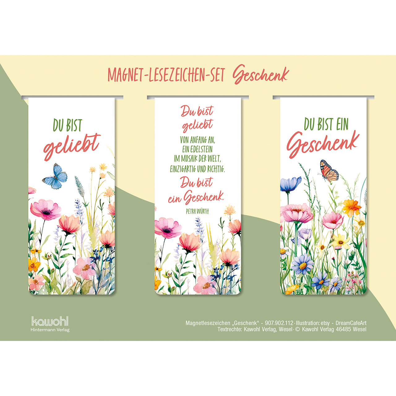 fontis-du-bist-ein-geschenk-lesezeichen-3er-set-magnetisch image 1
