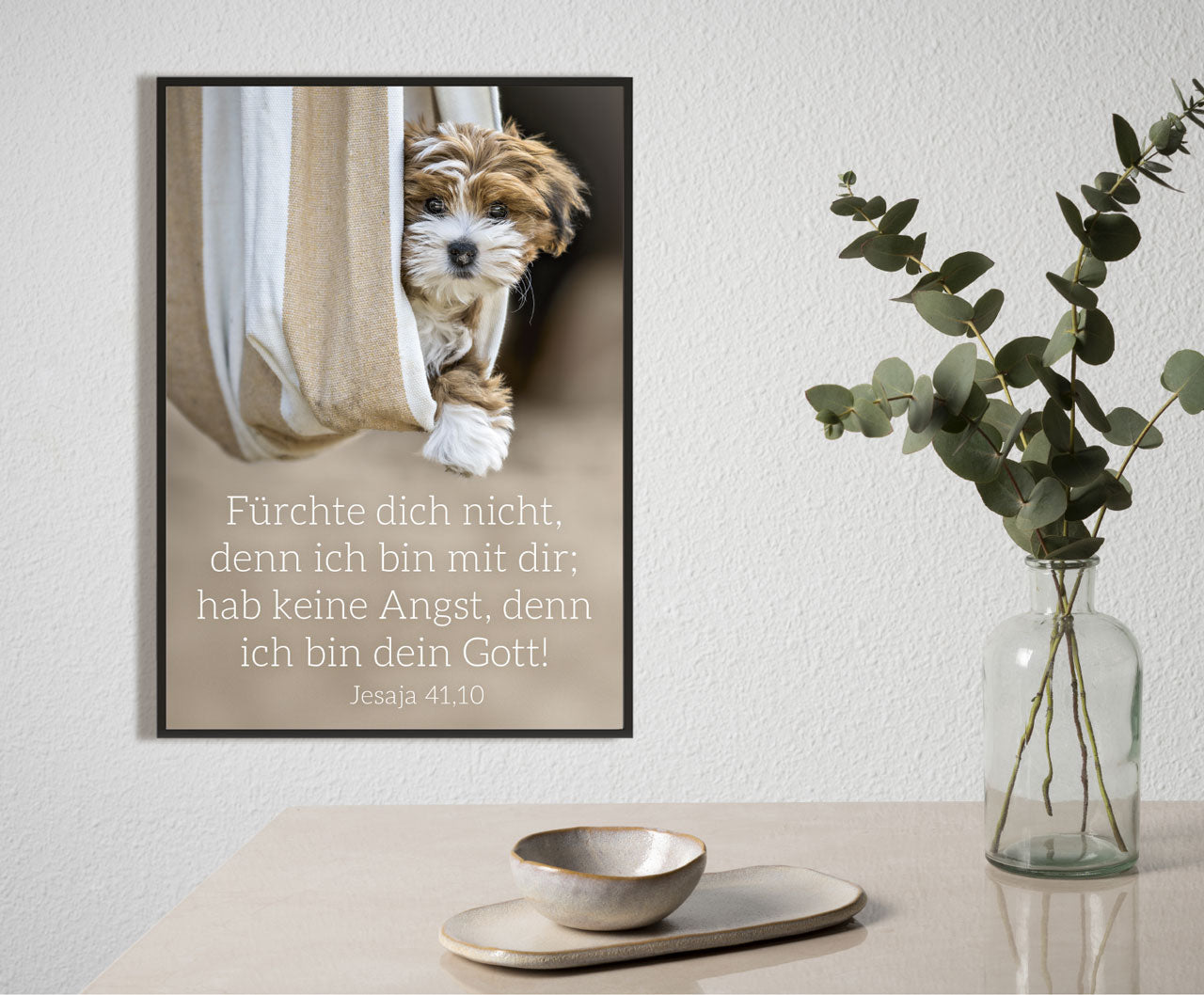 fontis-papeterie-f-rchte-dich-nicht-poster-a2-motiv-hund-jesaja image 2