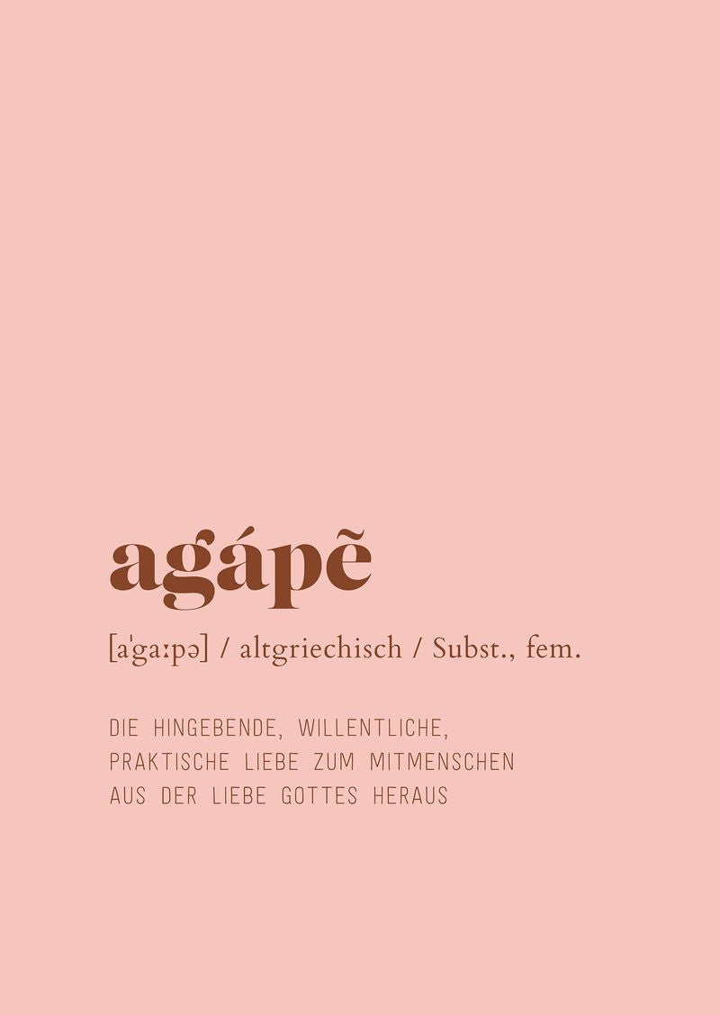 fontis-papeterie-agape-die-liebe-gottes-poster-rot-a3 image 1