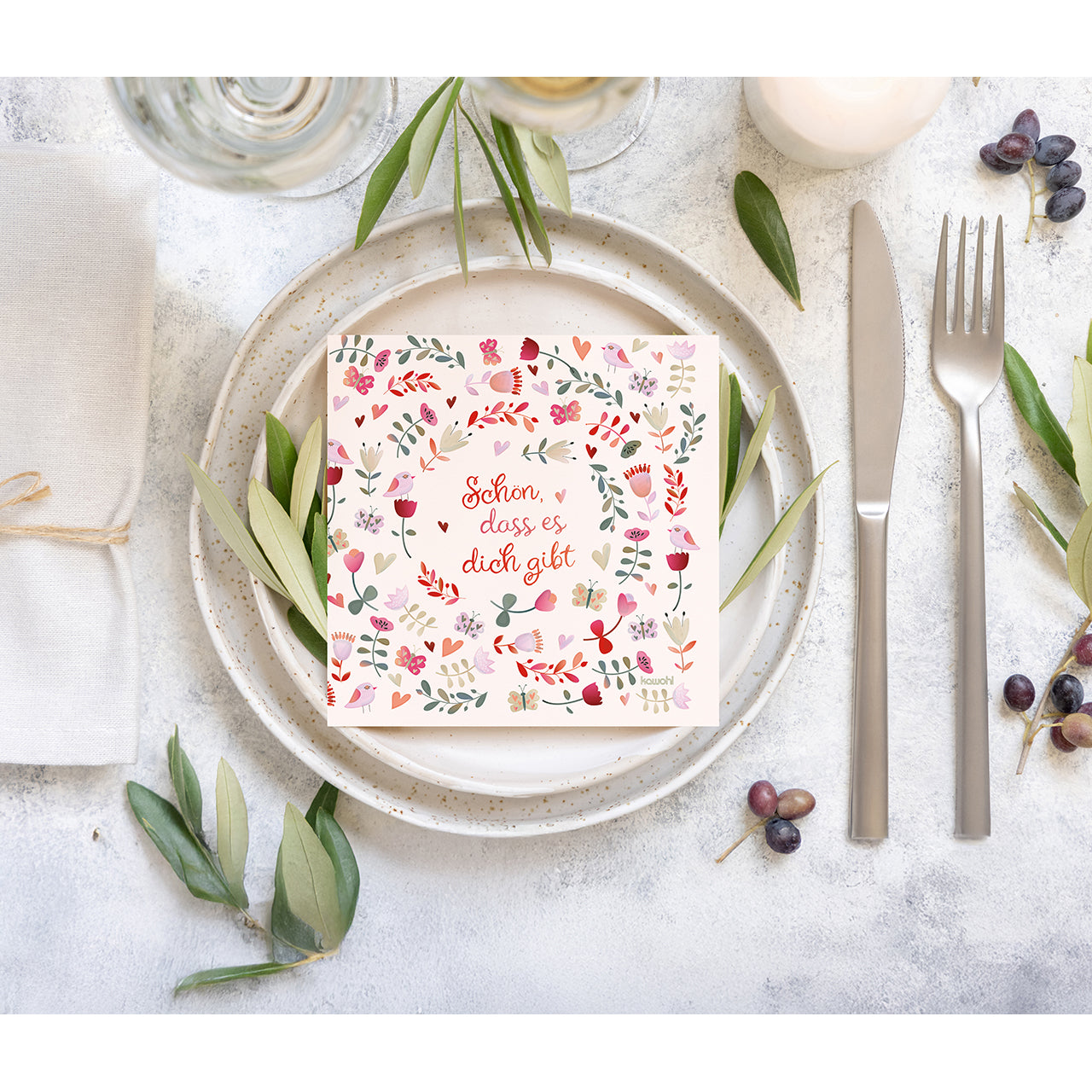 fontis-geschenke-sch-n-dass-es-dich-gibt-servietten-20er-3-lagig image 2