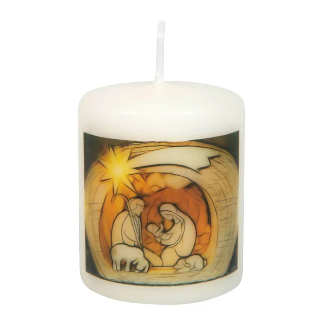 fontis-geschenke-heilige-familie-tischkerze-klein-cremewei image 1