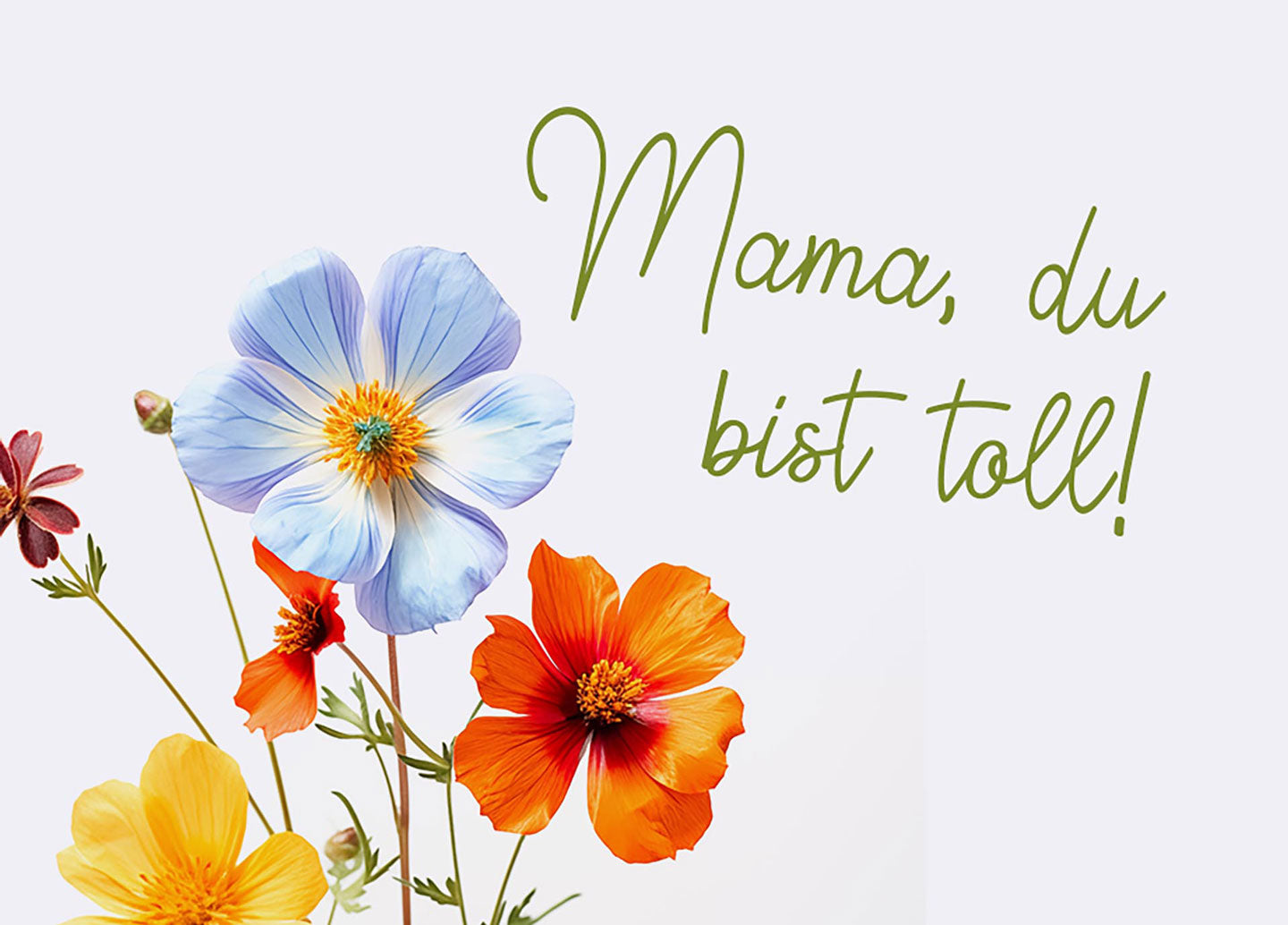 segensart-mama-du-bist-toll-mini-karte-muttertag image 1