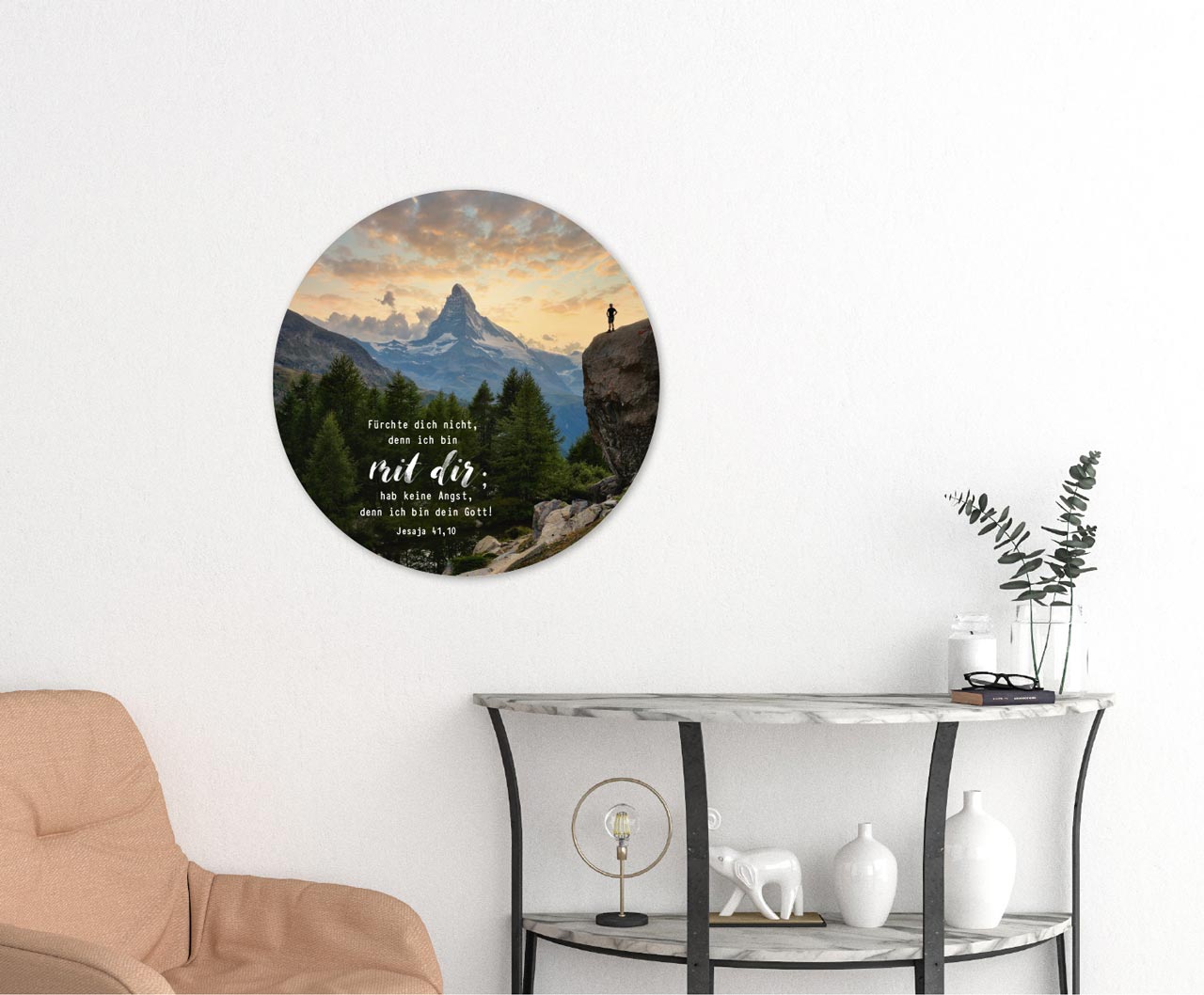 bolanz-f-rchte-dich-nicht-wandschmuckbild-berg-25-cm-jesaja image 2
