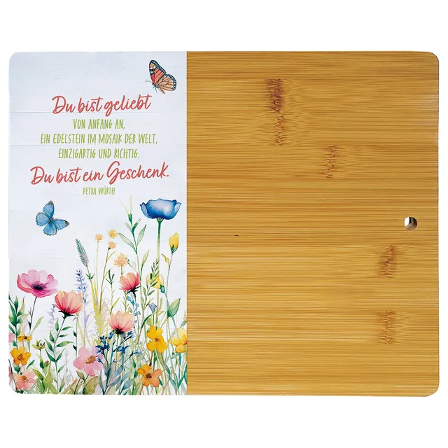 fontis-geschenke-du-bist-ein-geschenk-bambus-brettchen-fr-hst-cksbrett image 1