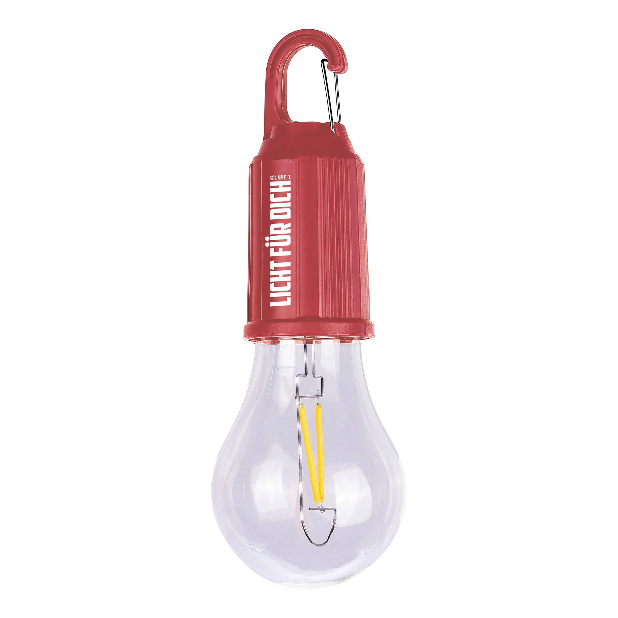 ulj-licht-f-r-dich-led-gl-hbirne-karabiner-rot image 1
