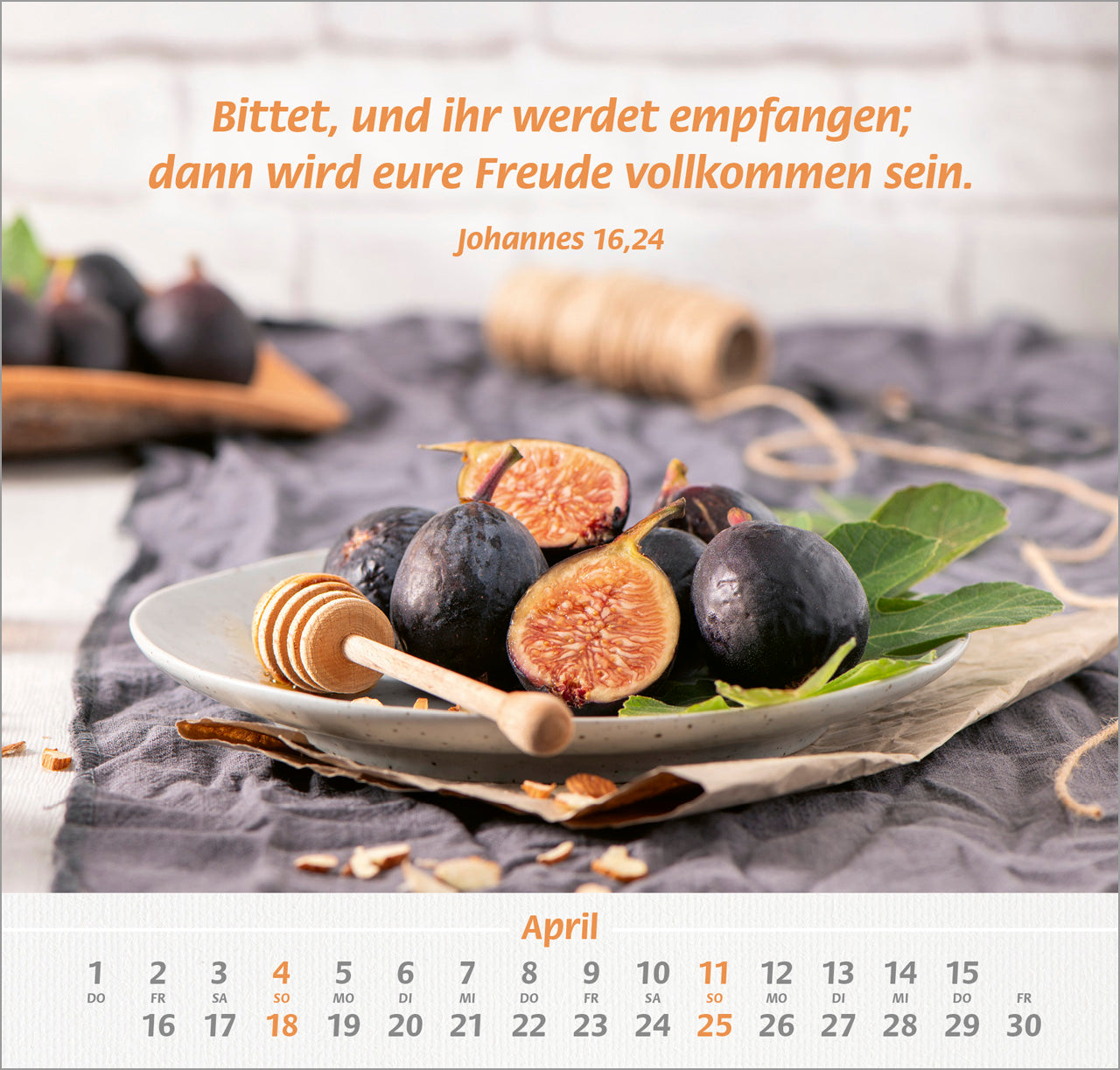 fontis-denn-du-bist-bei-mir-2027-wandkalender-gro-druck-landleben image 6