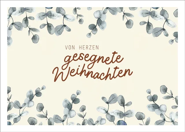 segensart-von-herzen-gesegnete-weihnachten-postkarte-a6 image 1