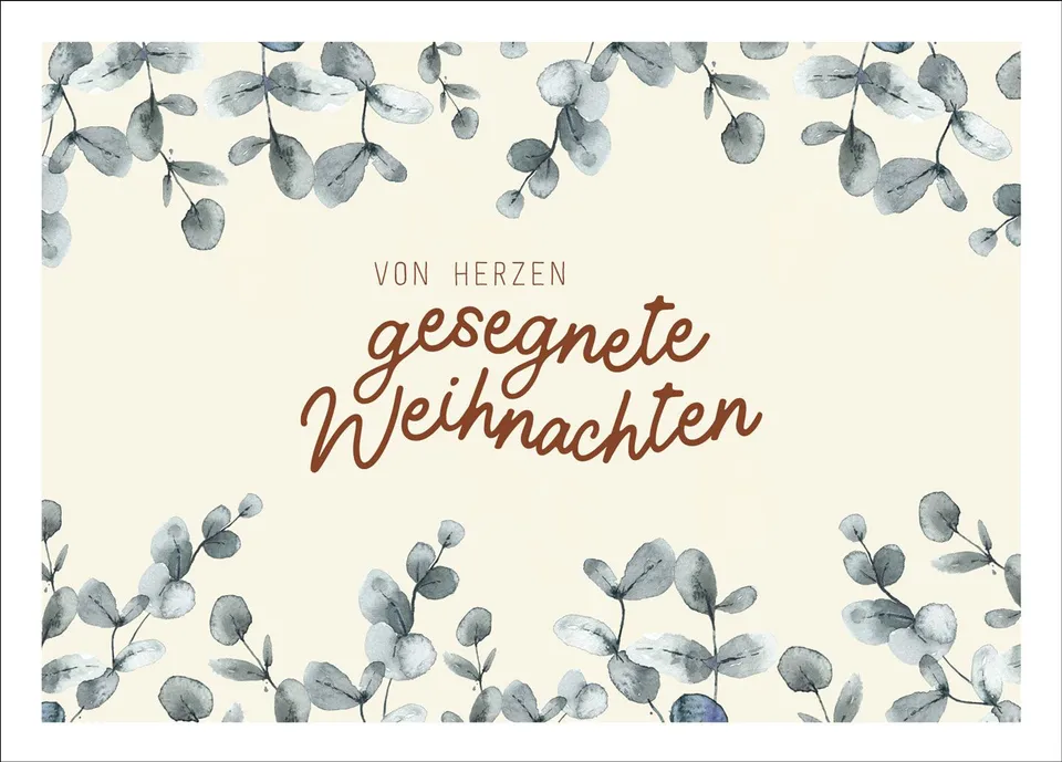 segensart-von-herzen-gesegnete-weihnachten-postkarte-a6 image 1