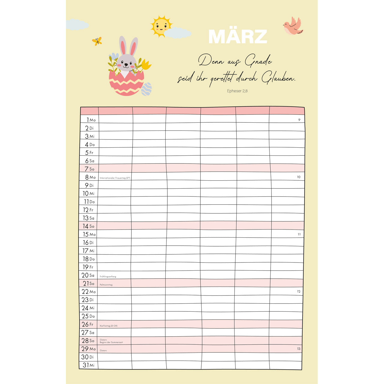fontis-familienplaner-2027-f-rchte-dich-nicht-wandkalender-6-spalten image 5