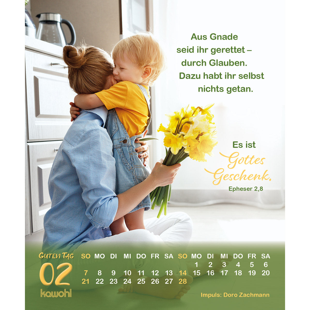 fontis-kalender-guten-tag-2027-postkartenkalender-impulse-14x16-cm image 5
