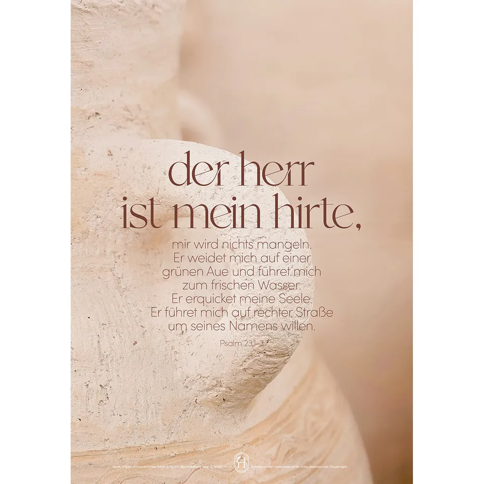 fontis-papeterie-der-herr-ist-mein-hirte-poster-a3 image 1
