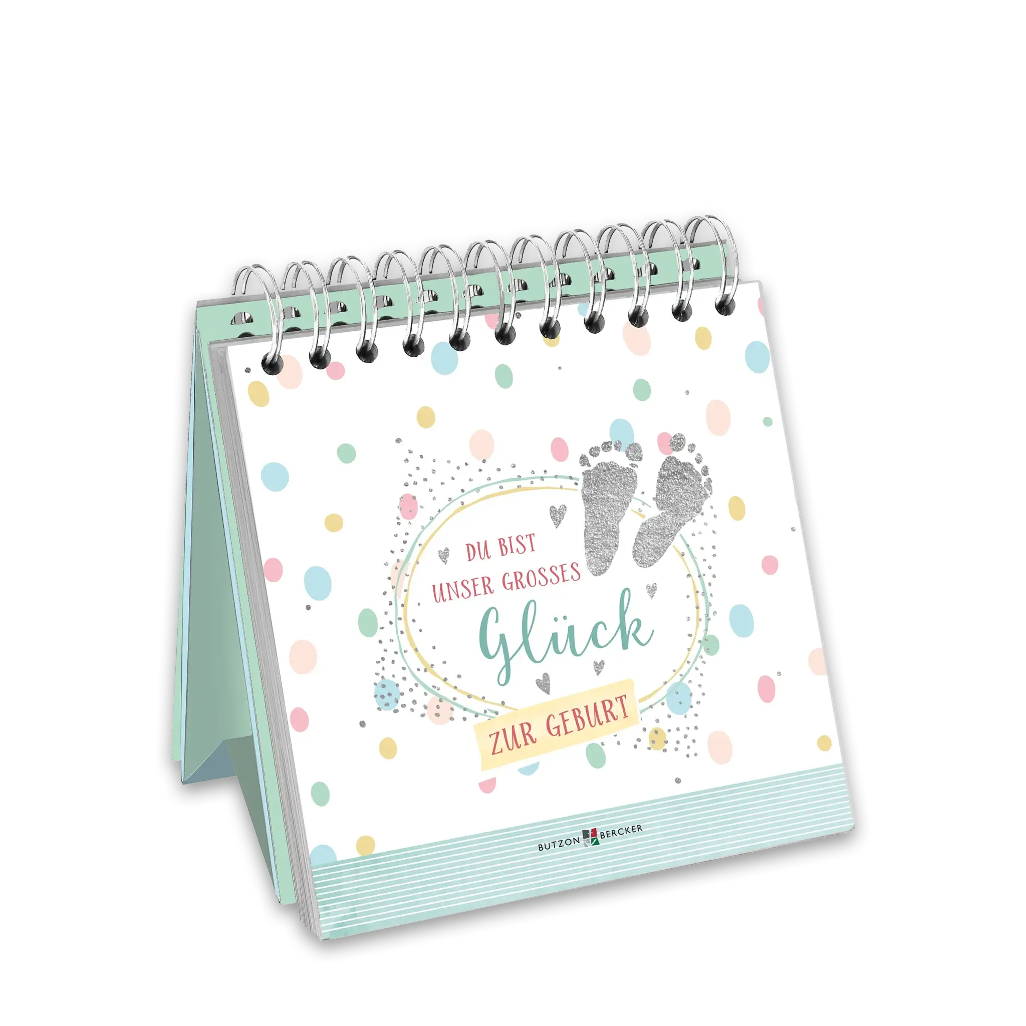 bonifatiuswerk-du-bist-unser-grosses-gl-ck-babybuch-mit-meilensteinkarten image 1