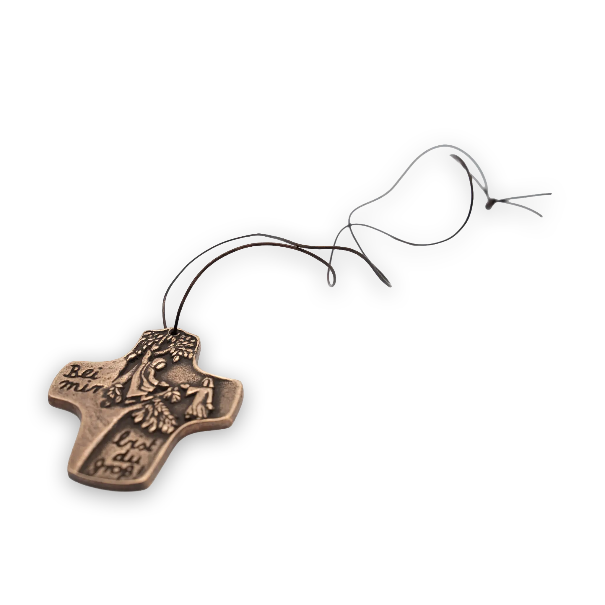 bonifatiuswerk-lederband-f-r-bronzekreuz-kette-90-cm-kinder image 1
