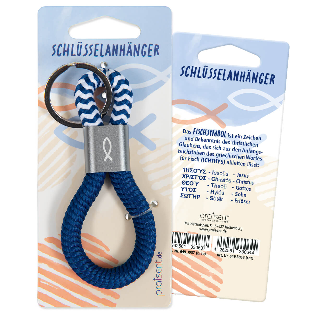 fontis-geschenke-fisch-schl-sselanh-nger-segeltau-blau-10-cm image 2