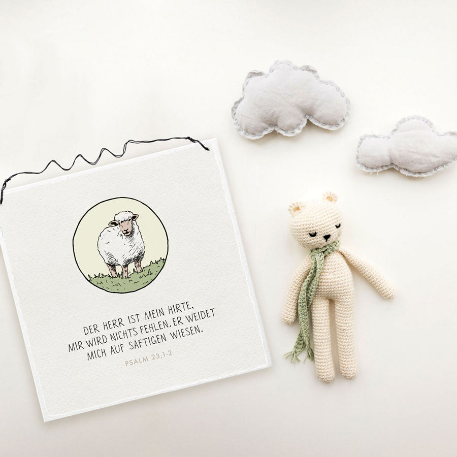 fontis-der-herr-ist-mein-hirte-holzschild-13x13-psalm-23 image 2