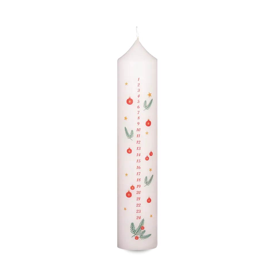 bonifatiuswerk-oh-du-sch-ner-advent-adventskerze-5x25-cm image 1
