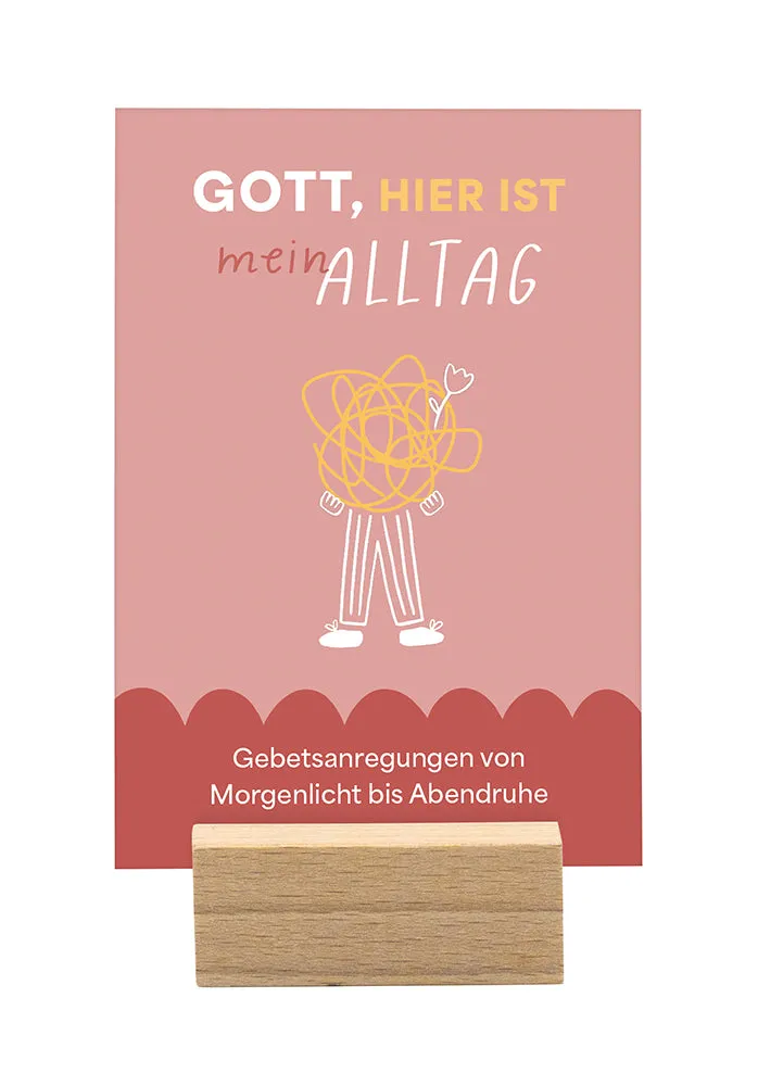 fontis-papeterie-gott-hier-ist-mein-alltag-gebetskarten-holzaufsteller image 1