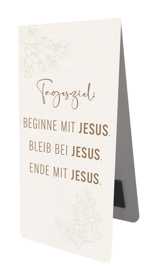 fontis-papeterie-tagesziel-magnetlesezeichen-beginne-mit-jesus image 1