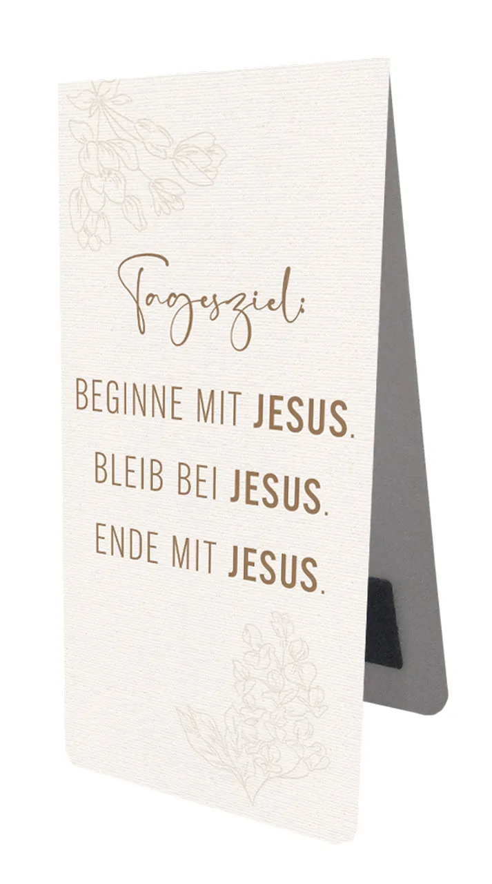 fontis-papeterie-tagesziel-magnetlesezeichen-beginne-mit-jesus image 1
