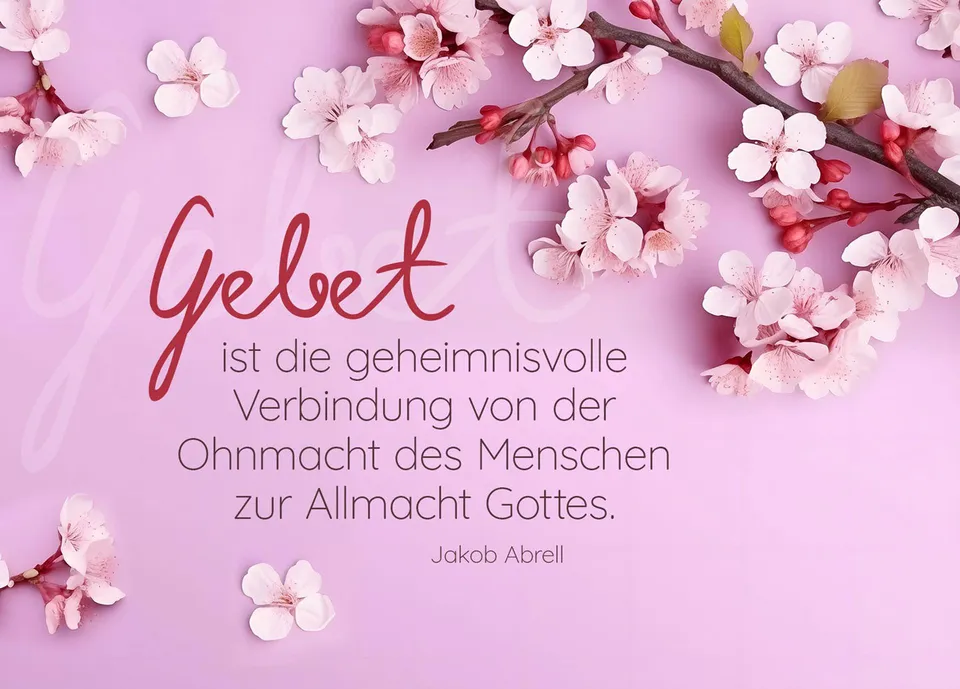 segensart-gebet-ist-die-geheimnisvolle-verbindung-postkarte image 1