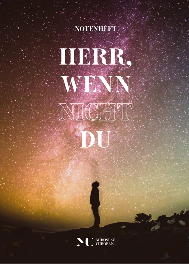 fontis-b-cher-herr-wenn-nicht-du-notenheft-56-seiten-chrobak image 1