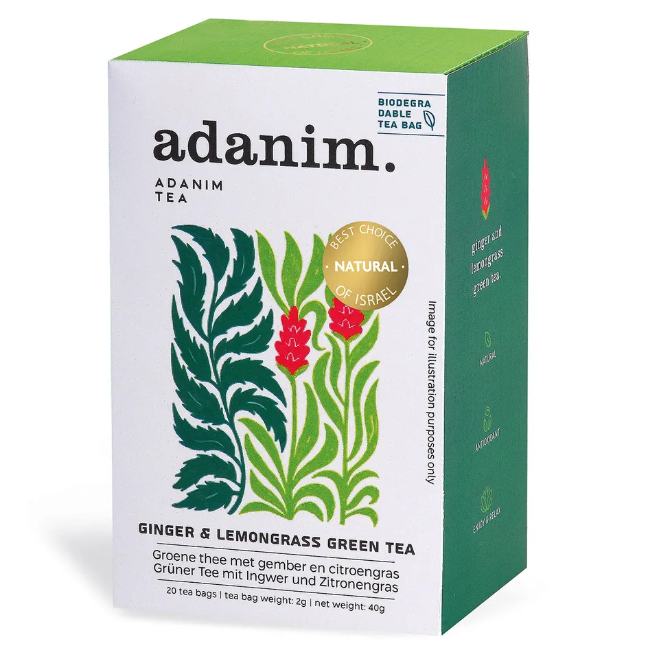 adanim-ingwer-zitronengras-gr-ner-tee-20-beutel-koscher image 1