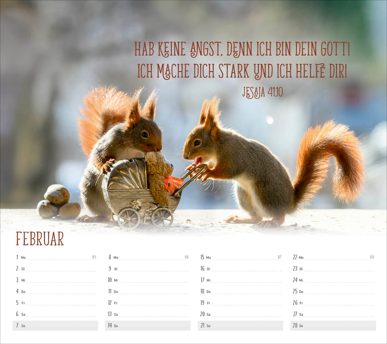 fontis-kalender-du-sorgst-f-r-mich-2027-postkartenkalender-eichh-rnchen image 4