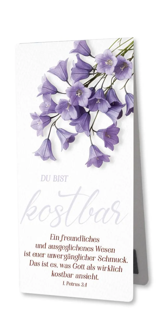 fontis-papeterie-du-bist-kostbar-magnetlesezeichen-1-petrus-3-4 image 1