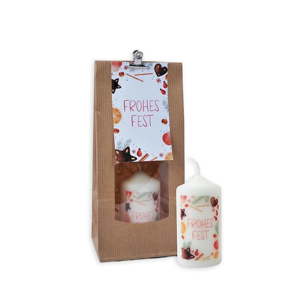 bonifatiuswerk-frohes-fest-stumpenkerze-10-cm-geschenkset image 1