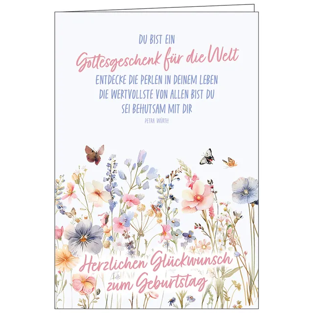 fontis-papeterie-du-bist-ein-gottesgeschenk-faltkarte-geburtstag image 1