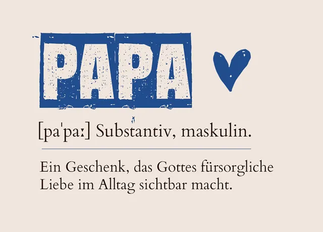 fontis-papeterie-papa-mini-karte-7-4x5-2-cm-christlich image 1