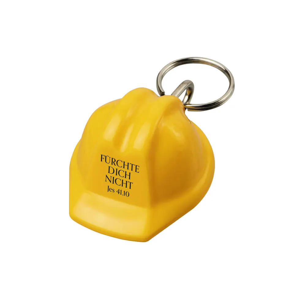 fontis-f-rchte-dich-nicht-schl-sselanh-nger-helm-gelb image 1