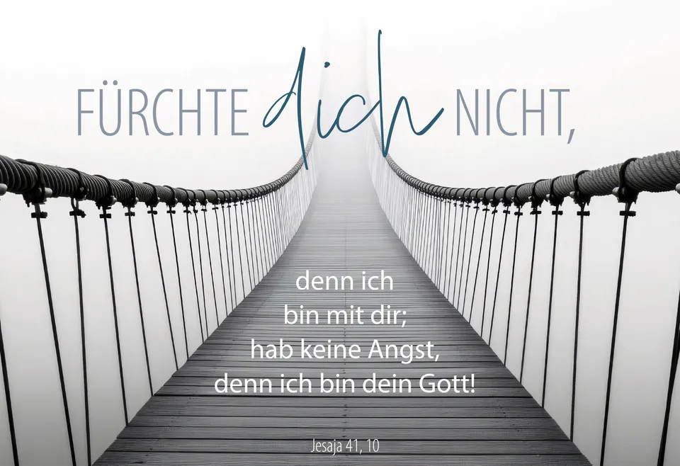 fontis-papeterie-f-rchte-dich-nicht-br-cke-lesezeichen-10er-2027 image 1
