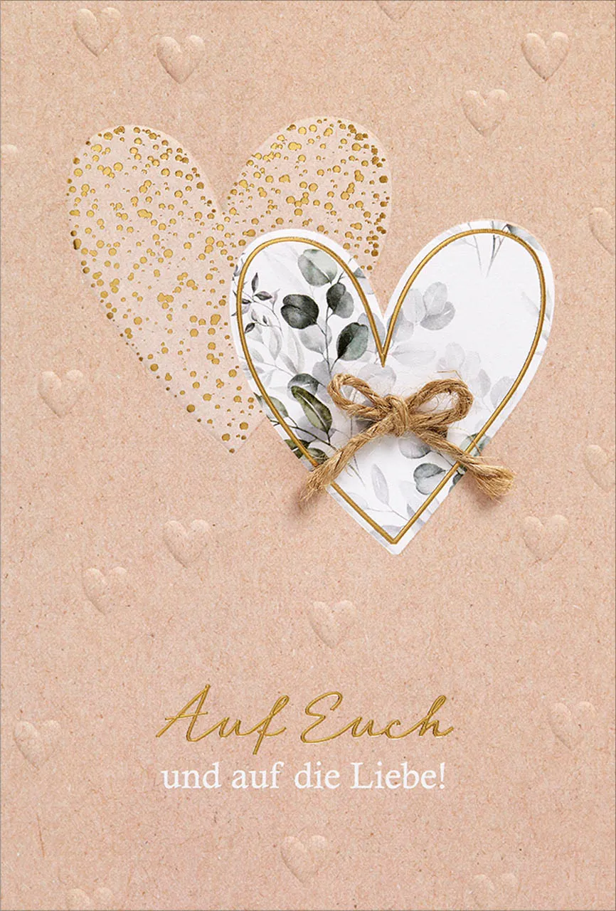 fontis-auf-euch-und-auf-die-liebe-faltkarte-hochzeit-gold image 1