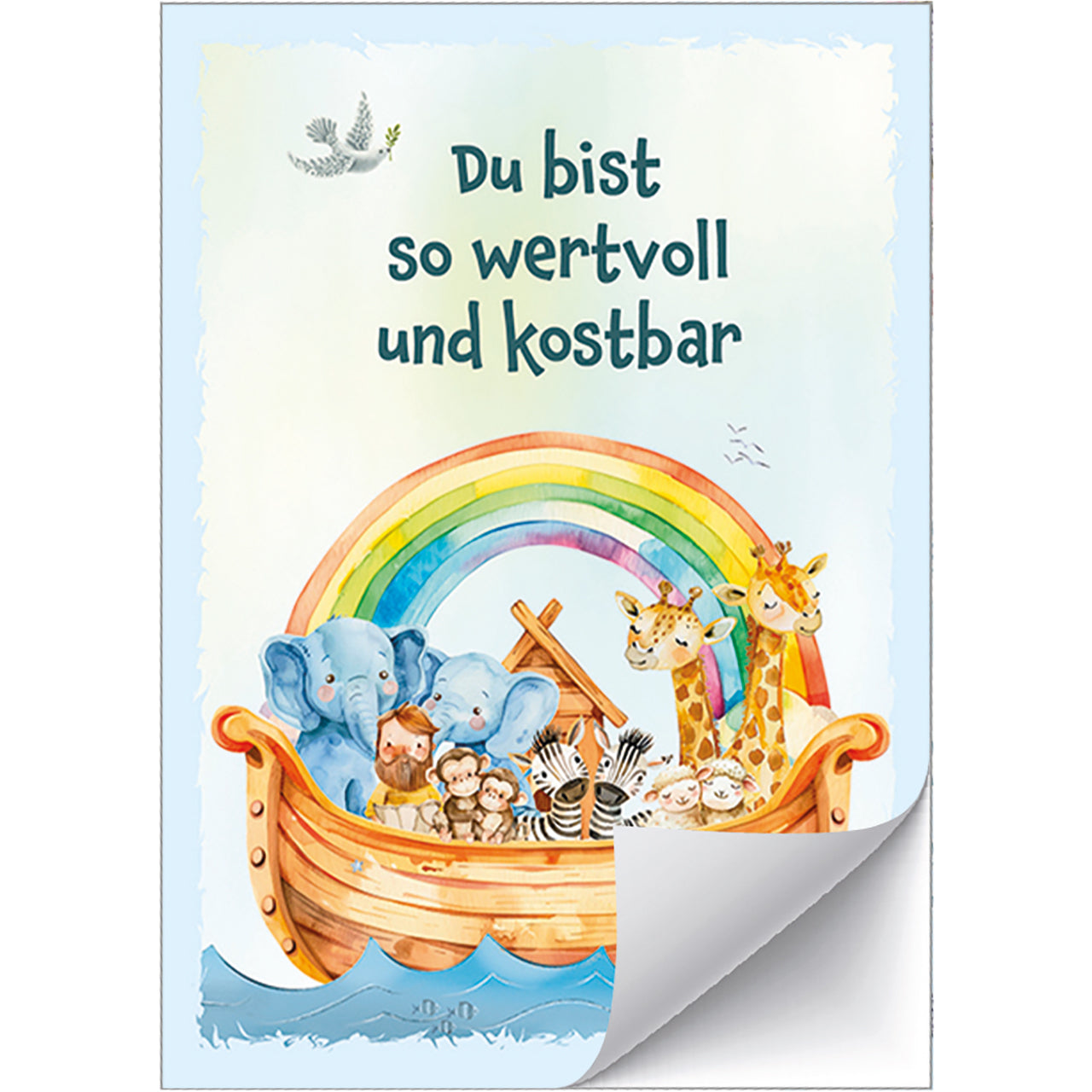 fontis-papeterie-du-bist-so-wertvoll-aufkleber-gru-karten-12er-set image 2